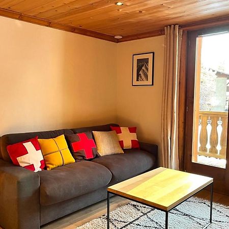Chic And Cosy Apt With Balcony In Megève Eksteriør bilde