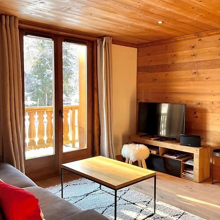 Chic And Cosy Apt With Balcony In Megève Eksteriør bilde