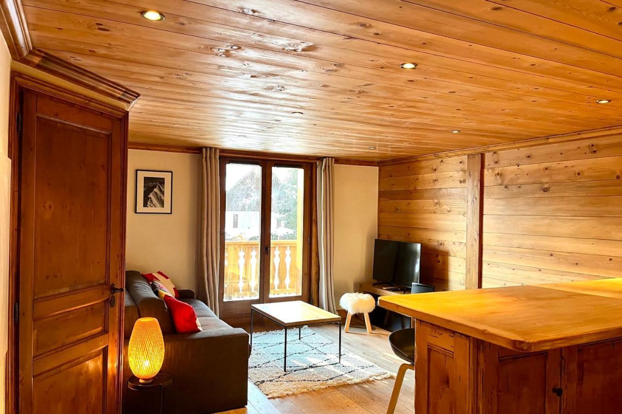 Chic And Cosy Apt With Balcony In Megève Eksteriør bilde