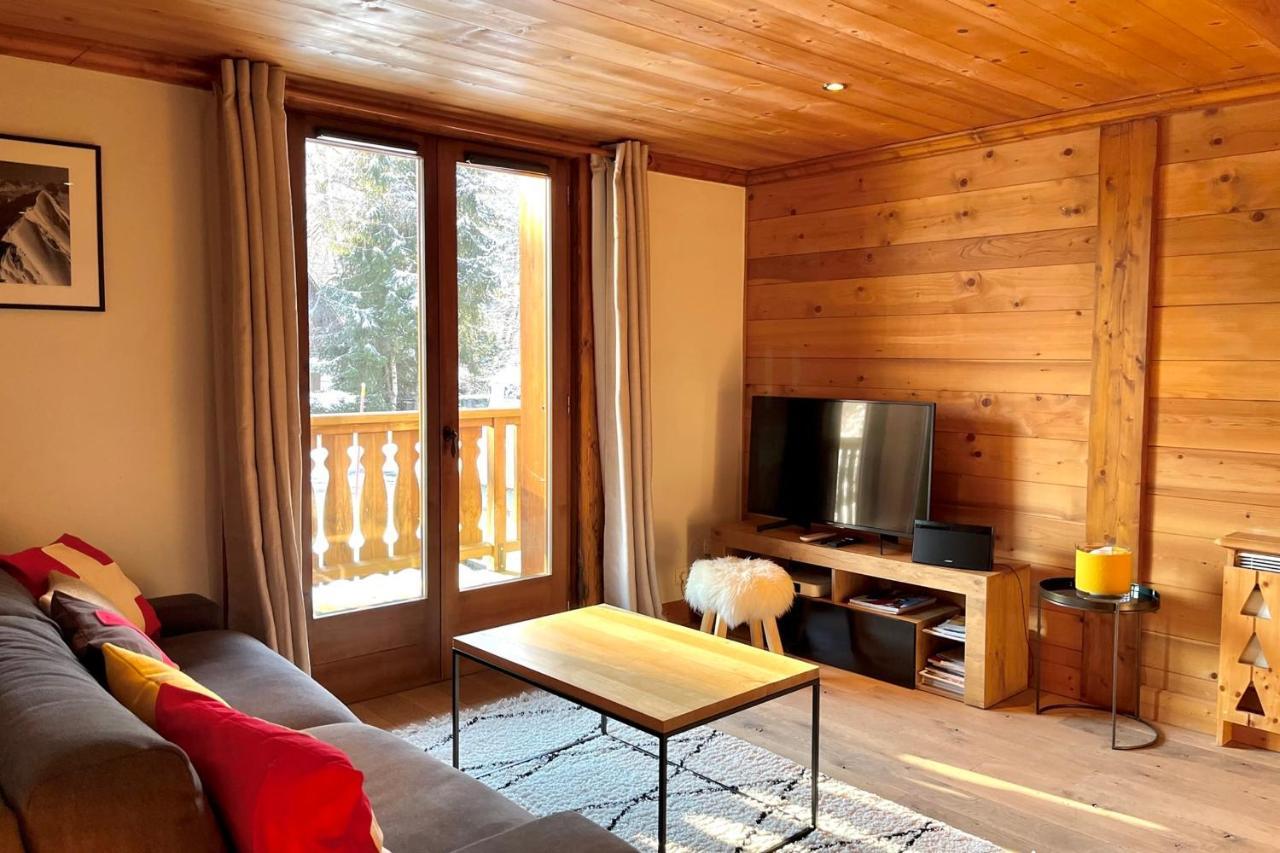 Chic And Cosy Apt With Balcony In Megève Eksteriør bilde